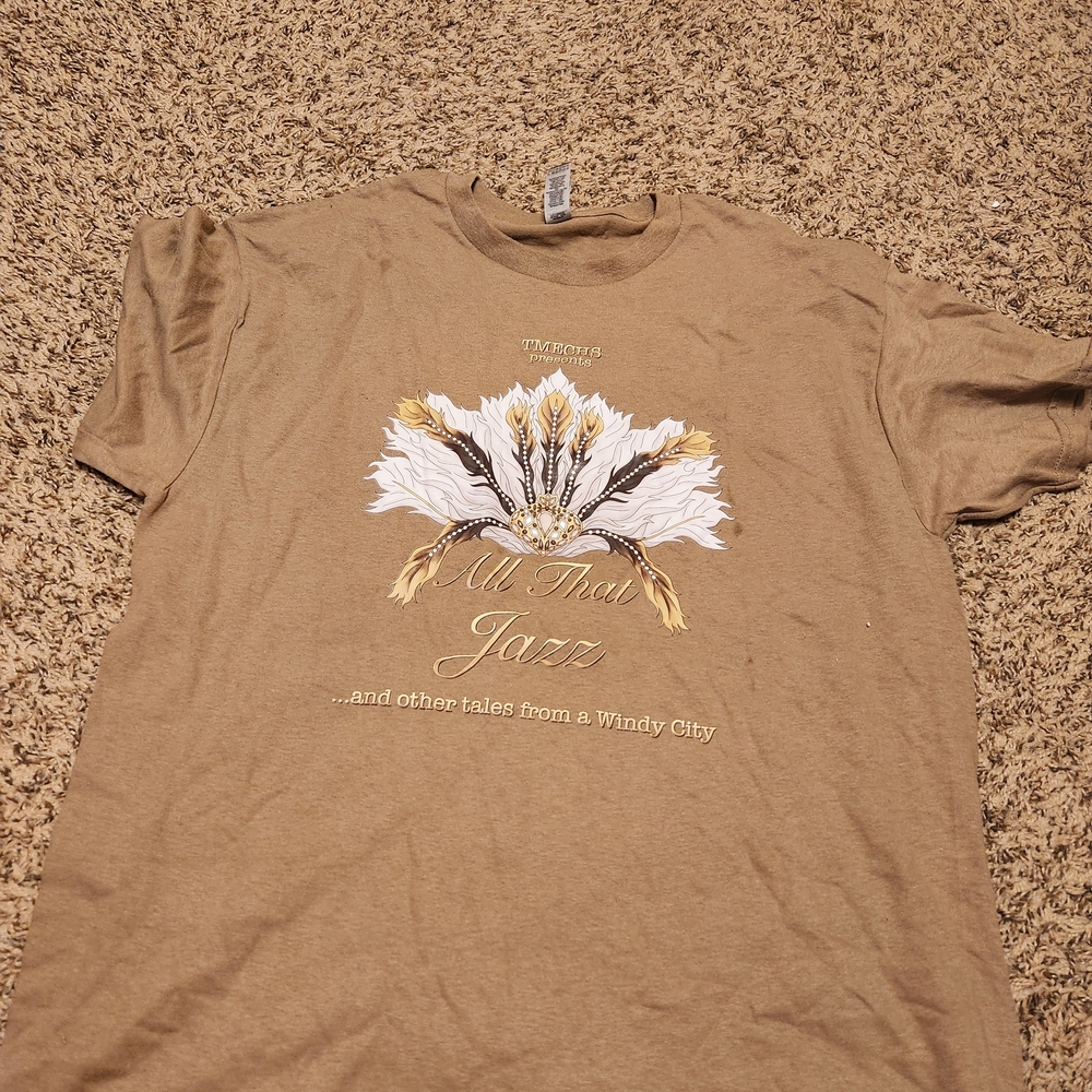 Gildan Brown Graphic T-Shirt